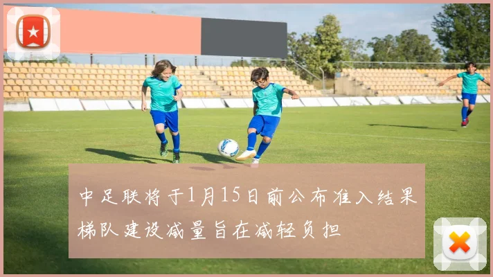 中足联将于1月15日前公布准入结果梯队建设减量旨在减轻负担